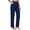 Navy, variant on LVHAOGJOB Womens Full Length Yoga Pants Leggings High Waisted Soft Stretchy Pants for Ladies Solid