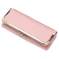 thumbnail image 2 of Estuche para gafas de piel sintética, ligero y suave, para accesorios de gafas. Rosa, 2 of 7