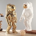 thumbnail image 5 of Joernso Ceramic Space Man Cosmonaut Model Figure Figurine Statue Sculpture Table Decor, 5 of 8
