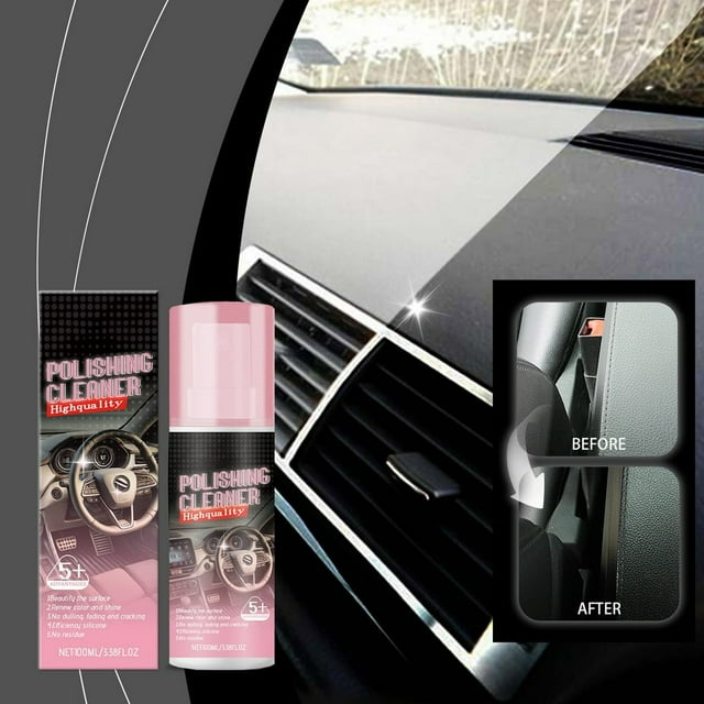 SUTENGDA Automotive Leather Interior Polish Cleaner Conditioner - Car Detailing Spray for Seats Dashboard Vinyl - Easy Application Professional Grade Cleaning Protection - Non-Greasy Stre