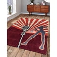 thumbnail image 1 of Rugsotic Carpets USK03013T0000A4 4 x 6 ft. Hand Tufted Woolen Kids Area Rug - Multicolor, 1 of 1