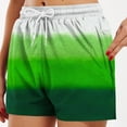 thumbnail image 5 of LOVZFMLL Shorts Décontractés Imprimés Taille Haute pour Femmes Vert 3TG, 5 of 5