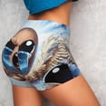 thumbnail image 4 of Lsque The Binding of Isaac Pattern High Waisted Biker Shorts for Women-Tummy Control Fitness Athletic Workout Running Yoga Gym Shorts,Moisture-Wicking-Large, 4 of 9