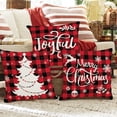 thumbnail image 6 of Nkmbld Christmas Decorations Throw Pillow Covers Set 3 Pack Used for Winter Xmas Decor, Christmas Velvet Pillow Cases for Sofa Home Decoration, Red, 6 of 6