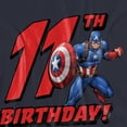 thumbnail image 3 of Captain America Womens 11th Birthday T-Shirt, 3 of 6