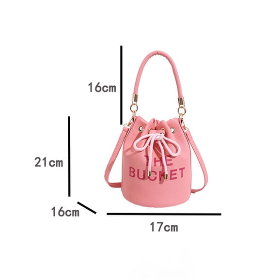 MMYGU The Bucket Bag for Women with Drawstring, Crossbody Shoulder Purse Messenger Bag for Work and Travel