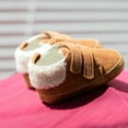 thumbnail image 4 of Meckior Baby Boys Girls Shoes Infant Warm Fleece Boots Newborn Winter Sneakers for First Walkers 3-18 Months, 4 of 8