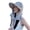Light Gray, variant on Sun Hats for Women Sun Protection Wide Brim Shawl with Neck Flap Hiking Visor Hat Outdoor UV Summer Beach hat