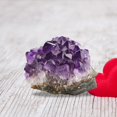 thumbnail image 1 of Único Es Amethyst Rock Mineral Uruguay para decoración de meditación 200 hasta 260g CUTICAT cristal de amatista, 1 of 7
