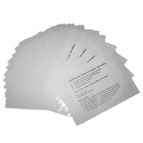 Universal Shredder Lubricant Sheets 5.5" x 2.8" 24/Pack 38026 