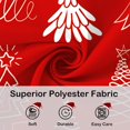 thumbnail image 2 of Christmas Shower Curtain, Christmas Tree Shower Curtains for Bathroom, Red Winter Holiday Shower Curtain for Bathroom Decor, Merry Christmas Xmas Pine Fabric Cloth Bath Curtain, 72 x 72 Inch, 2 of 6
