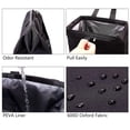 thumbnail image 5 of Car Trash Bag Hanging, Large Capacity Car Trash Can, 2.5 Gallons Leakproof Car Garbage Bag, Car Accessories, Foldable Waterproof Car Can Car Org Black, 5 of 5