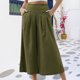 thumbnail image 2 of Pantalón capris con bolsillo para mujer pantalón suelto y fluido cómodo pantalón palazzo ropa diaria, 2 of 8