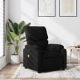 thumbnail image 1 of vidaXL Massage Recliner Chair Black Fabric, 1 of 5