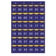 thumbnail image 1 of Gráfico De Bolsillo Numerado Organizador Sobre La Puerta Suministros Para La Escuela En El Hogar Decoración Para El Aula Bolsas De Almacenamiento Para Teléfonos Celulares Titular De La Calculadora Vogacara HA024554-01, 1 of 5