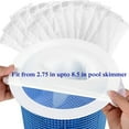 thumbnail image 1 of Pool Skimming Socks - 1/10/15/20/30/40/50/100-piece fine mesh pool and spa pre-filter protector for filters, baskets and separators, 1 of 7