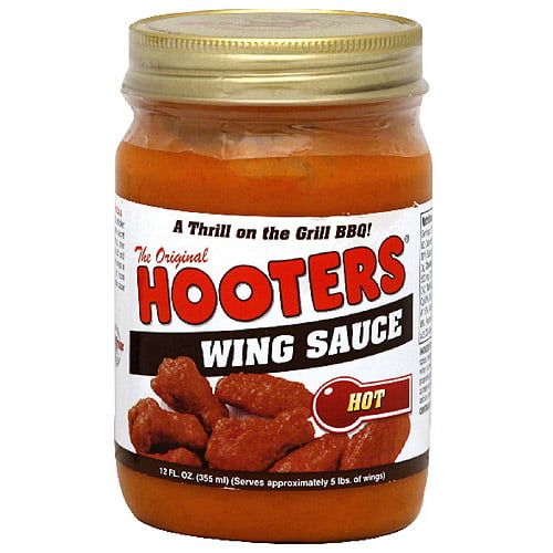 Hooters Hot Wing Sauce, 12 fl oz, (Pack of 6) - Walmart.com - Walmart.com.
