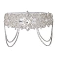 thumbnail image 3 of Diadema con diamantes de imitación Sunnimix tocado con borlas Accesorios para disfraces, 3 of 8