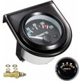 thumbnail image 1 of Kit de medidor de temperatura del agua para automóvil, LED negro, medidor universal de temperatura del agua para automóvil, diales de 101,6-120 ° (diámetro 52 mm), 1 of 5