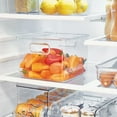 thumbnail image 4 of iDesign Pantry Storage Bin with Handles - Set of 2 - Clear - Made in USA, 4 of 9