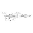 thumbnail image 4 of Rod End Bearing, Straight Ball Joint M8x1.25mm Right Hand Female to Right Hand Male, 4 of 5