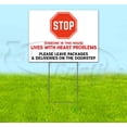 thumbnail image 1 of STOP SOMEONE LIVES WITH HEART PROBLEMS (18" x 24") Yard Sign, Includes Metal Step Stake, 1 of 6