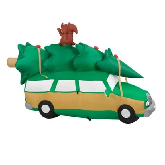 Gemmy 8.5FT National Lampoon Station Wagon with Tree Christmas Airblown Inflatable
