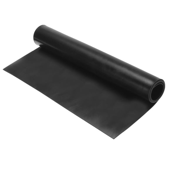 Uxcell Solid Rubber Sheet 1/4" Thick x 12" Wide x 12" Long, Anti-Slip Neoprene Rubber Roofing Material for Gaskets DIY Material, Pads
