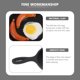 thumbnail image 4 of FELTECHELECTR Modelo de casa de muñecas, sartén para casa de muñecas, wok, mini sartén para cocinar huevos con tocino para niños, 4 of 7
