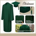 thumbnail image 2 of Unisex Matte Graduation Cap Gown Tassel Package, High School and University, 2 of 7