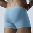 thumbnail image 7 of Men's Seamless Breathable Underwear Stretch Four - Corner Shorts Lightweight Ultra Soft Boxers, 7 of 7