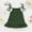 Army Green, variant on AJTQTH Girls Camisole Bowties Halter Sleeveless Cotton Linen Solid Cami Tops Ruffles Hem Cute Summer Clothes Wine 3 Years