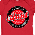 thumbnail image 4 of Inktastic I Love My Aunt Boys or Girls Baby Bodysuit, 4 of 5