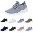 thumbnail image 2 of AUDeals Womens Slip On Shoes Ultra Lightweight Breathable Walking Shoes Non Slip Athletic Running Fashion Workout Gym Sneakers (Grey, 7), 2 of 9
