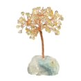 thumbnail image 1 of Crystal Money Tree Bonsai Soporte de piedra Árbol de Amarillo Sunnimix Árbol de dinero de cristal, 1 of 8