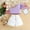 Purple, variant on Swuxness Girls 2-Piece Outfits Suits Sleeveless Adjustable One Shoulder Cami with Shorts Summer
