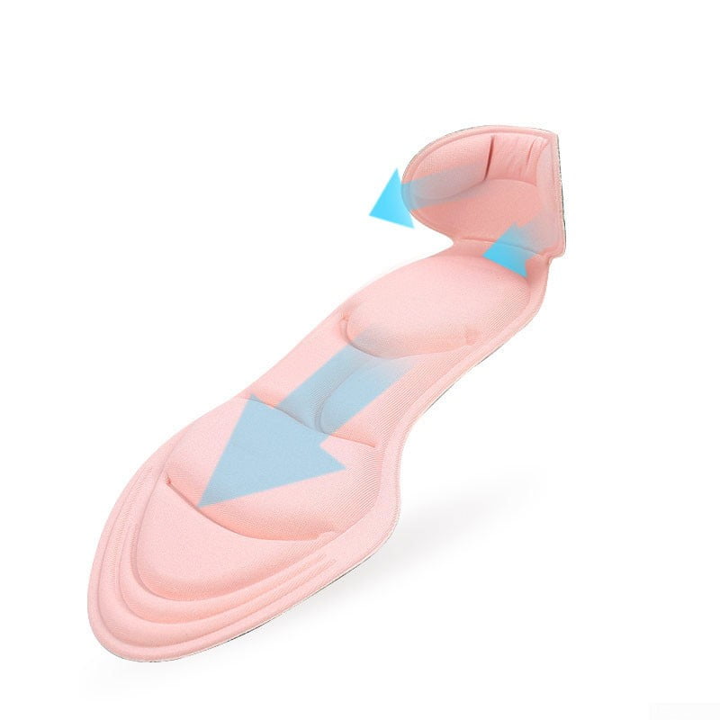 2PC Silicone Shoe Back High Heel Inserts Insoles Gel Pad Cushion Grip Liner Foot 