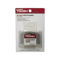 Hyper Tough KB50HT 50-Pack Standard 2-Notch Utility Blades in Dispenser - 50 Blades