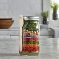 thumbnail image 2 of Ball Wide Mouth 32 oz. Mason Jars with Lids and Bands, for Canning and Storage, Quart, 12 Count, 2 of 5