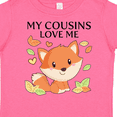 thumbnail image 4 of Inktastic My Cousins Love Me- Little Fox Boys or Girls Toddler T-Shirt, 4 of 5