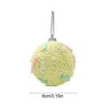 thumbnail image 3 of RBCKVXZ 2pcs Christmas Tree Ball Ornament Set 80mm/3.15inch Macaron Glittering Shatterproof Foam Hanging Christmas Ball Ornaments for for Xmas Year Birthday Home Party Supplies, 3 of 6