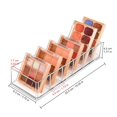 thumbnail image 6 of JessLab Acrylic Makeup Organizer with 6 Compartments & Drawer, Transparent Cosmetic Storage, 6 of 7