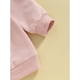 thumbnail image 6 of Bagilaanoe Toddler Baby Girl Casual Sweatshirt Long Sleeve Embroidery  Pullover 6M 12M 18M 24M 3T Kids Spring Loose Tee Tops, 6 of 8