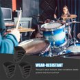 thumbnail image 2 of 6 Pcs Drum Pads Kit Rack Mats Practical Stand Protectors Drummer Accessories Practice Accessory, 2 of 6