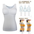 thumbnail image 5 of Women Compression Tank Top with Tummy Control Cami Shaper Slimming Camisole Shapewear Tops, 5 of 8
