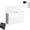 White, variant on Plastic Magnetic Pen Holder with divider and 3 internal slots, Adjustable Mesh Metal Strong Magnet Dry Erase Marker Holder,for Refrigerator,Whiteboard,Storage Cabinet Accessories,Green
