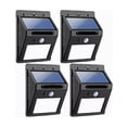 thumbnail image 1 of Lámpara de luz solar BELUG Impermeable Exterior de Pared LED 4pzs, 1 of 4