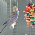 thumbnail image 4 of CNKOO Parrot Chew Toys Safe Bird Hanging Bite Wooden Blocks Cage Fun Toy for Most Birds, 4 of 7