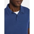 thumbnail image 5 of George Men's and Big Men's Double Knit Polo Shirt with Short Sleeves, Sizes S-5XL, 5 of 5