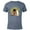 Navy Heather, variant on Disney Encanto Antonio with Animal Friends - Short Sleeve Blended T-Shirt for Adults - Customized-Dark Heather